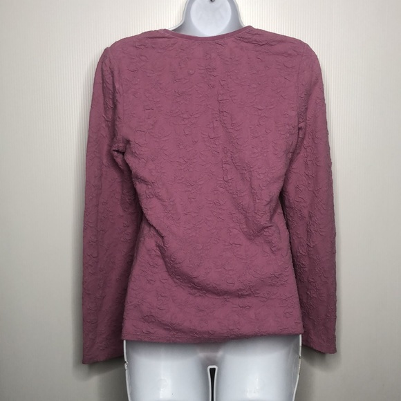 J.Jill Jacquard Long Sleeves Top Small - Picture 6 of 9